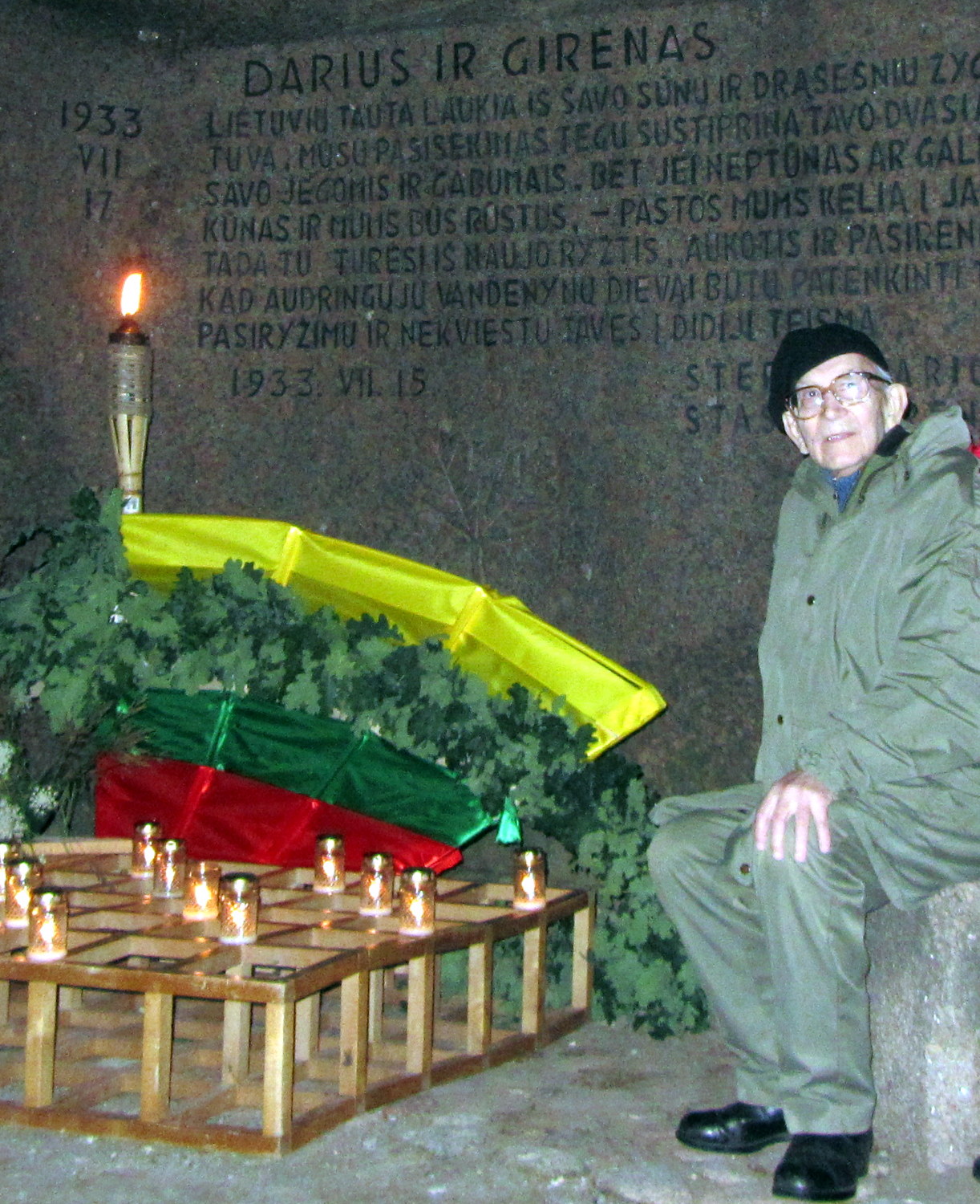 A. Kovaliūnas šventinę naktį prie Puntuko 2013-ųjų liepos 16 d. T. Kontrimavičiaus nuotrauka